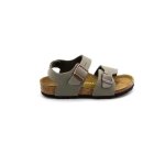 Sandales enfant - birkenstock - new york - beige - tige birko - flor - semelle eva