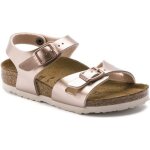 Sandales birkenstock enfant rio birko flor - electric metallic copper