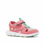 Sandales enfant - columbia - youth techsun wave - rose / vert - bout ferm� et ventil�