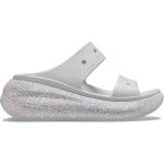 Sandales enfant - crocs - classic crush glitter - blanc - compens� 52 cm - personnalisable (jibbitz)