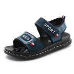 Sandales enfant garon - insfity - simili cuir - velcro - antidrapant - bleu