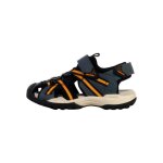 Sandales cuir geox borealis - marine / orange