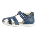 Sandale cuir geox elthan - marine claire