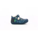 Sandale enfant kickers sushy bleu - fermeture scratch - confortable et tendance