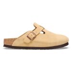 Sandales femme - birkenstock - boston - fermeture lacets - couleur beige - dessus cuir