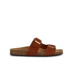 Sandales femme - geox - brionia - talon 5cm - marron brick - respirantes