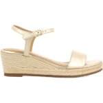 Sandales femme - gioseppo - yalaha 71701 - cuir - noir - talon compens� 2cm - boucle de serrage