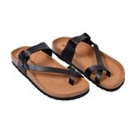 Sandales femme ozabi premium m15 noir - confortables et l�g�res avec semelle ortho soft touch