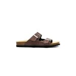 Sandales femme - pepe jeans oban maille - marron - boucles m�talliques - semelle en li�ge