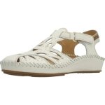 Sandale femme - pikolinos 77923 - blanc - nu - pieds avec semelle en gomme et ext�rieur en cuir