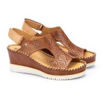 Sandales femme - pikolinos - aguadulce w3z - 1775c1 - marron - brandy - confortable et compense