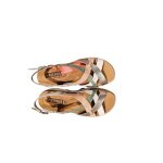 Sandales femme pikolinos palma - pikolinos - compens - blanc - nata - cuir - boucle de serrage