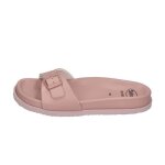 Sandale femme - scholl estelle over synthetic leather - rose - tige en cuir synth�tique - boucle de serrage ...
