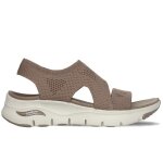 Skechers arch fit brightest day ? sandales femme marron � enfiler