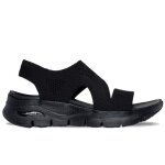 Sandales pour femme - skechers - arch fit - brightest day - noir - a �lastique - synth�tique - plat - ...