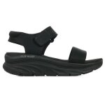 Sandales femme - skechers dlux walker new block - noir - fermeture scratch - printemps t 2021