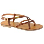 Sandales femme - les tropeziennes - chou tan - cuir - confort exceptionnel