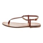 Sandales femme les tropeziennes harvil plate cuir - bronzer