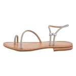 Sandales femme les tropeziennes hodaxa - cuir argent - confort exceptionnel