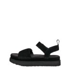 Sandale femme - ugg - goldenstar - noir - tige en daim - fermeture auto - agrippante