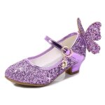 Sandales filles princesse paillettes violet insfity - id�al cadeaux pour fille joli