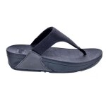 Sandales - fitflop - lulu shimmerlux - noir / blanc - talon compensé - boucle de serrage Sandales - fitflop - lulu shimmerlux - noir / blanc - talon compensé - boucle de serrage