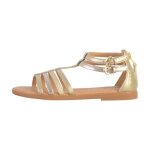 Sandale � zip plate geox karly - platinium
