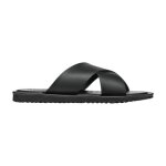 Sandales geox erice - homme - noir - geox - cuir - plat