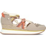 Gioseppo iona - sandales espadrilles beige � lacets talon 6 cm