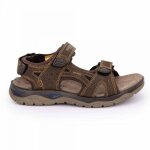 Sandales � scratch cuir avec coutures homme dockers by gerli