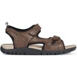 Sandales homme geox u s. strada - marron caf - polyurthane - confortable et fonctionnelle