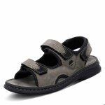 Sandales homme josef seibel franklin - marron - boucle de serrage - cuir