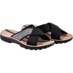 Sandales pour homme ozabi premium avec semelle memory form - xg186 noir