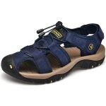 Sandales homme - plage randonne - cuir - lgres et souples