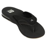 Sandales - reef - fanning - noir - argent - semelle dcasquettable