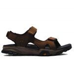 Sandales pour homme - timberland - lincoln peak - cuir - boucle de serrage - marron