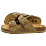 Sandales homme xti - cuir - boucle de serrage - marron