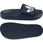Sandale - adidas originals - adilette lite - bleu marine / blanc - bride synthtique - confortable