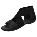Sandales - camper - right nina crossover sella - cuir pleine fleur - semelle en eva - noir