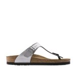 Sandale - birkenstock gizeh bf - gris m�tallis� - bio - casual