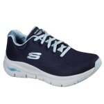 Sandale - nu - pieds femme skechers 149057 arch fit sunny outlook bleu