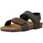 Sandale - nu - pieds garvalin 117264 vert - gar�on - scratch - compens�