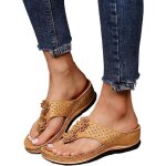 Sandale orthopdiques femme claquette semelle epaisse flip flops enfiler bout ouvert sandale piscine ...