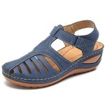 Sandales orthopdiques  semelle compense pour femme chaussures de plage de plate - forme avec correcteur ...