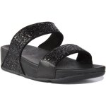 Sandales � paillettes brillantes pour femmes fitflop lulu - noir - taille 42