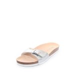 Sandales plates femme pepe jeans ref 56628 argente