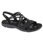 Sandales plates femme skechers noires ? confort estival talon plat
