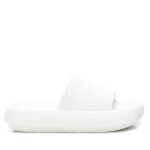 Sandales plates xti femme - blanc - caoutchouc - certifi� v�g�talien peta