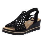 Chaussures - rieker - morokko - noir - talon aiguille - femme