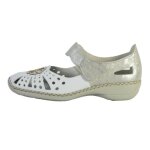 Sandales rieker cuir rieker blanc femme